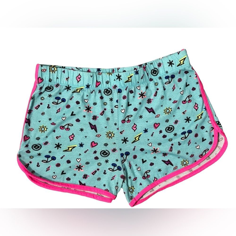 Total Girl Blue and Pink Pajama Shorts Size Extra Large